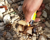 صور: العثور على أعمال سحر وشعوذة داخل المقبرة الغربية في مدينة اللد